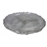 Mikasa Rosa Clear Glass 3-Part Relish Dish