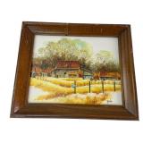Robert Nidy Framed Farm Landscape Print