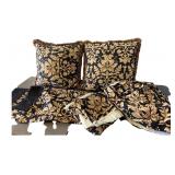 DuPont Teflon Screen Printed Damask Textile Set