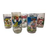 Mixed Lot of Character and Coca-Cola Glassware