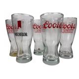 Coors Light and Michelob Pilsner Beer Glasses
