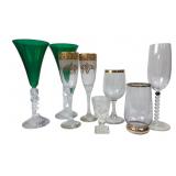 Assorted Crystal and Glass Stemware Group