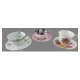 Paragon and Royal Stuart Bone China Teacup Sets