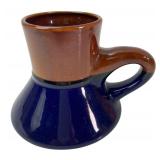 Two-Tone Drip Glaze Stoneware No-Spill Mug