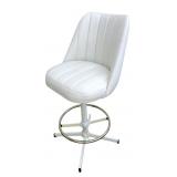 Mid-Century Modern Swivel Bar Stool