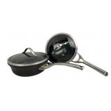 Calphalon 8782 2.5 Quart Saut© Pans with Lids, Pr