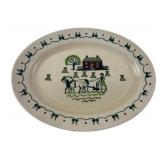 Metlox Poppytrail Homestead Oval Serving Platter