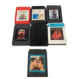 Lot of 7 Assorted 8-Track Stereo Tape Cartridges