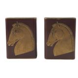 Pr. Art Deco Style Horse Head Bookends