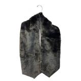 Vintage Faux Fur Stole with Tassel Closure