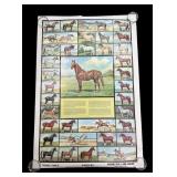 VTG Keystone Steel & Wire Co. Horse Poster 1966