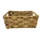 Woven Water Hyacinth Rectangular Storage Basket
