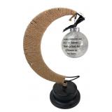 Memorial Moon Lamp with Lighted Ornament