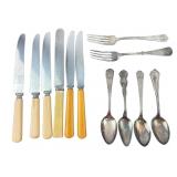 Birks and Sharpcutter Assorted Flatware Group