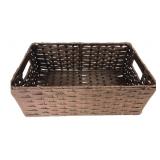 Woven Paper Cord Storage Basket