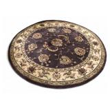 Nourison 2000 Series Round Area Rug, Eggplant