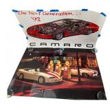 Chevrolet Camaro Promotional Poster Pair
