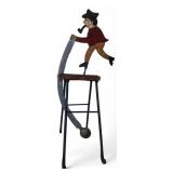 VTG Lumberjack Folk Art Kinetic Sculpture