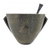 Bronze Pharmacy Class 1974 Mortar and Pestle