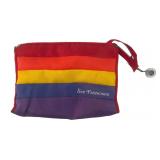 Vintage San Francisco Rainbow Canvas Pouch