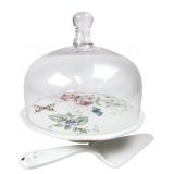 Lenox Butterfly Meadow Porcelain Cake Stand