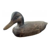 Hand-Carved Wooden Duck Decoy