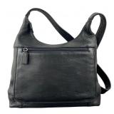 Tignanello Black Leather Shoulder Bag