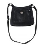 Coach Black Pebbled Leather Crossbody Bag