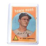 1959 Topps Howie Nunn #549 High Number