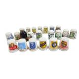 Franklin Porcelain and Bone China Thimble Collecti