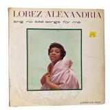 Lorez Alexandria - Sing No Sad Songs For Me - LP -