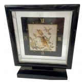 Tochigi Tokei Hummingbird Chokin Art Desk Clock