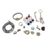 Watch-It Wristwatch and Assorted Costume Jewelry