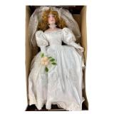 Beautiful Expressions Fine Porcelain Bride Doll