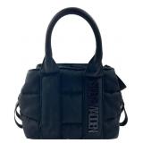 Steve Madden Black Quilted Puffer Tote Bag