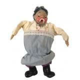 Vintage Character Doll with Molded Face Small