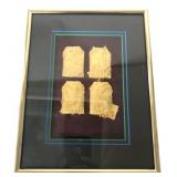 Dayton E. Spence Gold Leaf Tea Bag Series Artwork