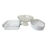 Anchor Hocking Glass Baking Dish and Serving Set