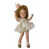 Ideal Shirley Temple Composition Doll, 14'