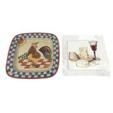 Effetti d'Arte and H.M. Handpainted Ceramic Plates