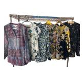 Set of 6 Assorted Women's Blouses, Sizes M-XL