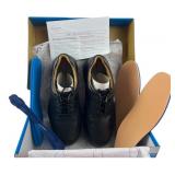 Dr. Comfort Stallion Black Leather Orthopedic Shoe