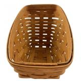 Longaberger Style Woven Wood Slant Basket