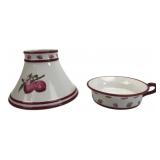 Villeroy & Boch Style Porcelain Candle Lamp Shade