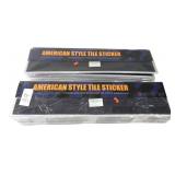 NIB Funlife American Style Tile Stickers, 27 Pk.