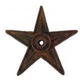 Cast Iron Architectural Star Tie Rod Plate Small