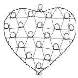 Heart-Shaped Twisted Wire Wall Memo Board