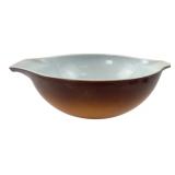 VTG Pyrex 444 Brown Ombre Cinderella Mixing Bowl 1