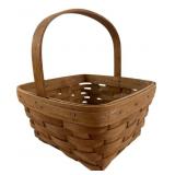 Longaberger Handwoven Wood Basket, 1988