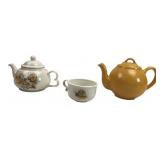 Lipton Tea and Hand-Painted Ceramic Teapot Set
